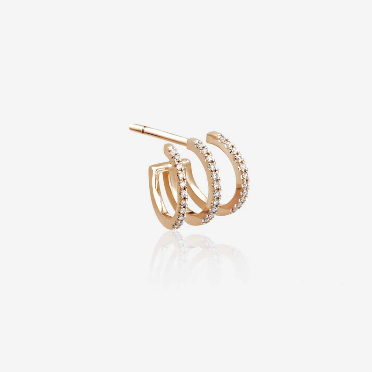 CRIOLLA TRIPLE SHEWEL GOLD & ROSES