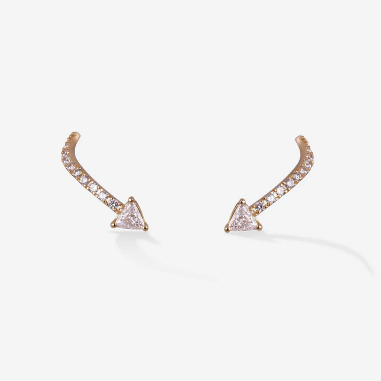 PENDIENTES DUNA GOLD & ROSES