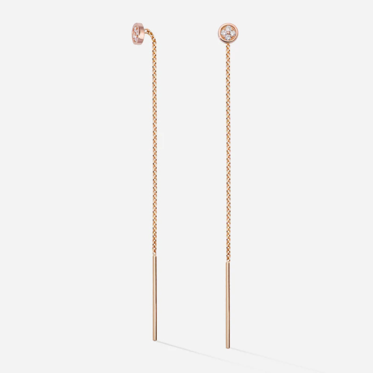 Pendientes Marquise&Co. Round Balance GOLD & ROSES
