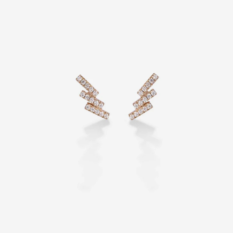 PENDIENTES SKYLINE GOLD & ROSES