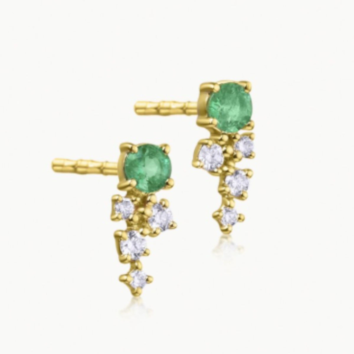 Pendientes Go Green Esmeraldas LECARRE